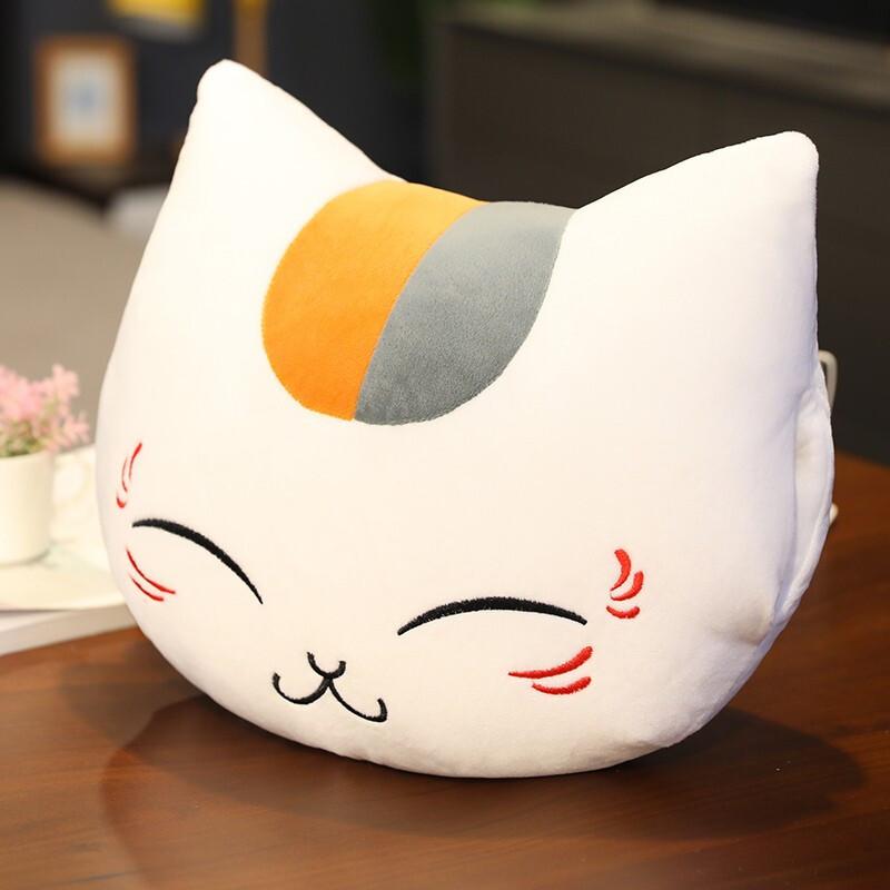 Natsume Friend Cat Teacher Hand Warmer Throw Pillow Intervention Doll Hand Cover Winter Cute Girl Cartoon Dual-Purpose Winter
