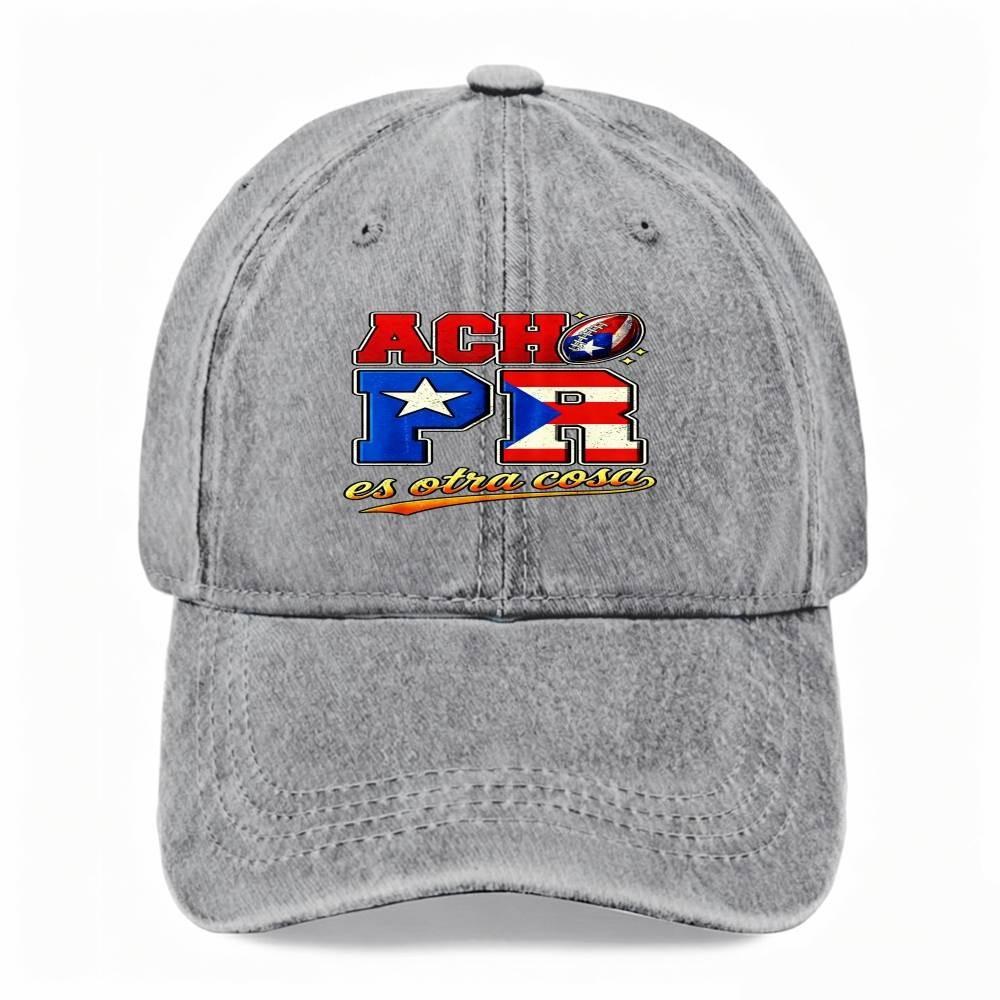Acho PR Es Otra Cosa Puerto Rico Dad Hat Pride Casual Unisex Washed Baseball Cap One Size