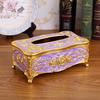 Elegant Tissue Box Cover Chic Napkins Case Holder Hotel Home Desktop Organizer