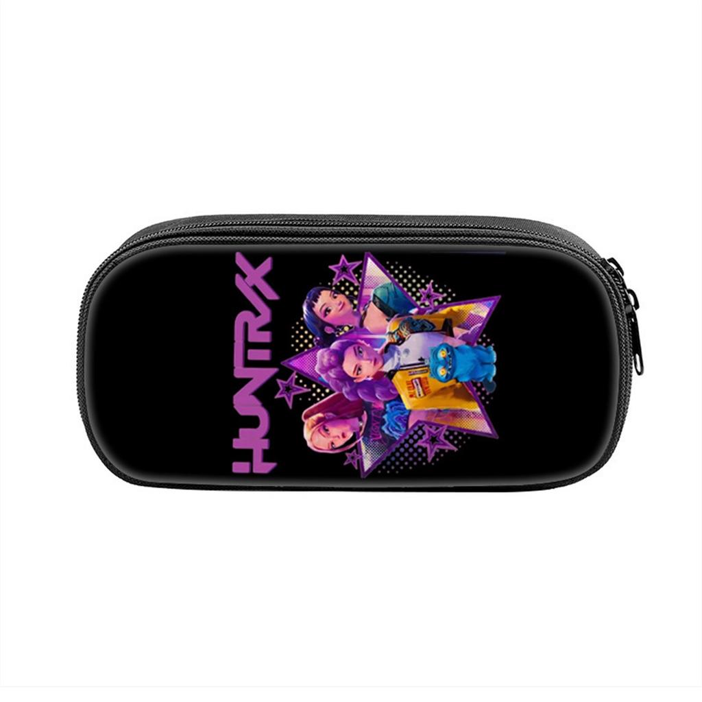 Printed Peripheral Pencil Bag Witch Girls Group Primary And Secondary School Students Pencil Case