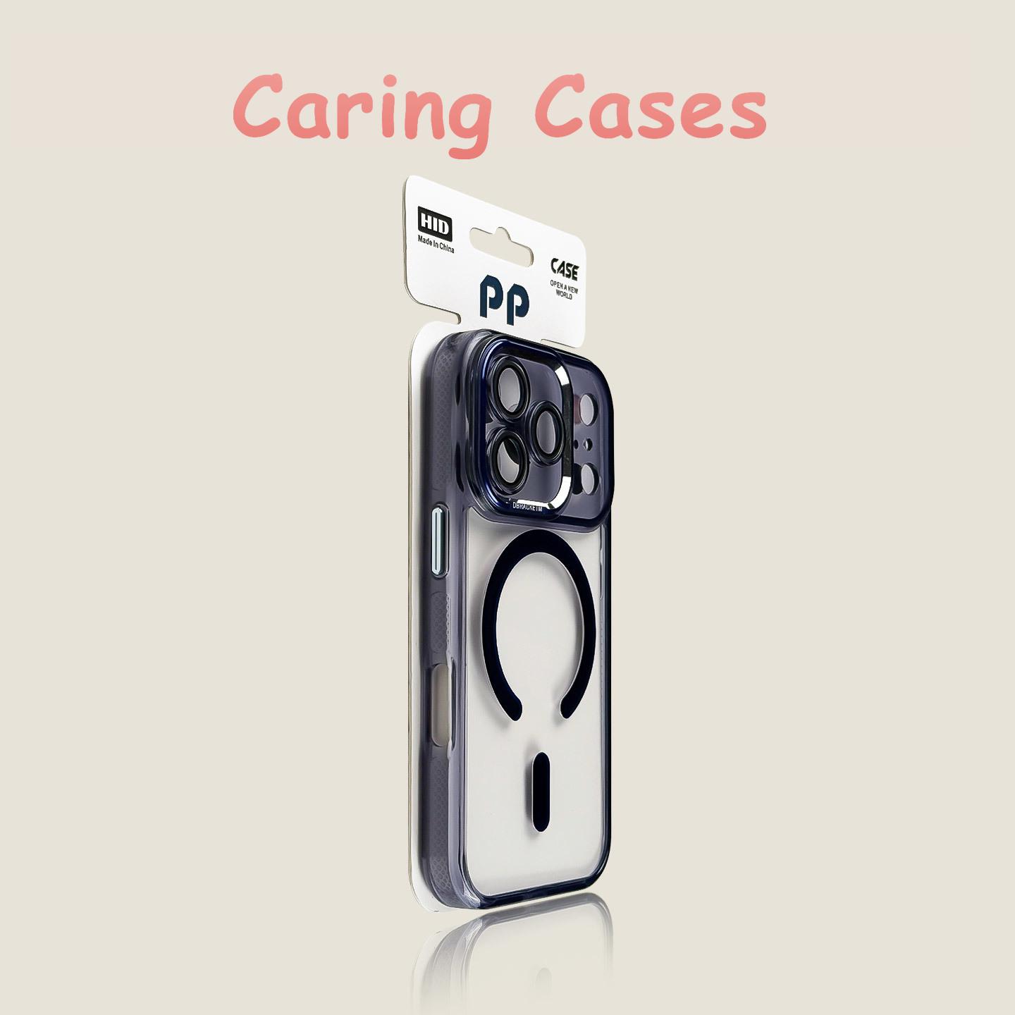 For iPhone 17 Pro Max Case Sierra Blue Ice-Dot Magnetic Clear Acrylic Shockproof Lens Cover with iPhone 16 15 14 13 12 11 iPhone 14 Pro