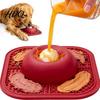 Slow Eating Pet Bowl Feeder Dog for Liquid Treat with Licking Ball Feed Lick Ball Toy Safe Eating Bone Broth Yogurt Wet Food