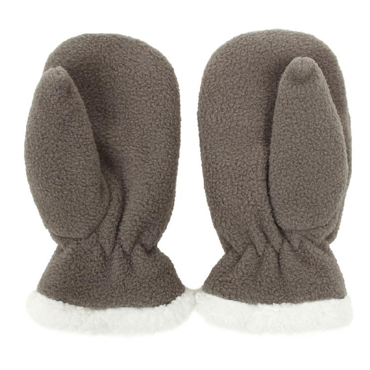 Girls Winter Gloves Soft Full Mittens Solid Color Thicken Outdoor Sports Mittens