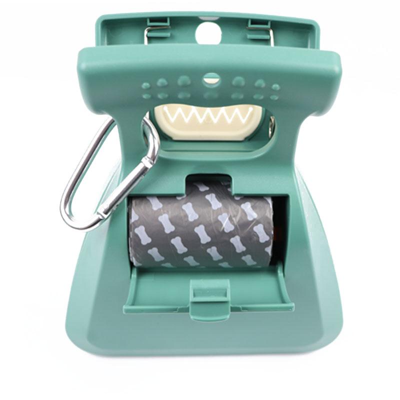 Colector de caci pentru câini, curăţare pliabilă, cu o rolă de pungi descompozabile, pentru curățarea excrementelor, accesorii pentru animale de companie