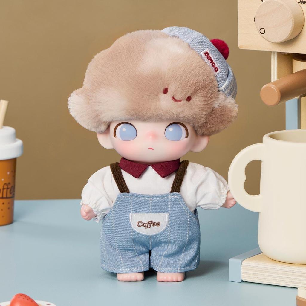 POP MART DIMOO Crush On Coffee Series-Vinyl Plush Blister Pack