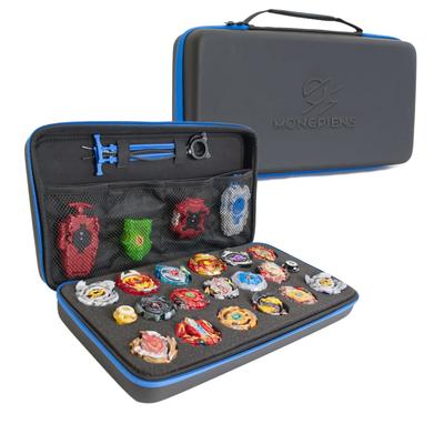 Monpience Tragbarer Kreisel und Starter Empfangsbox Aufbewahrungskoffer für Beyblade Burst (Groß)
