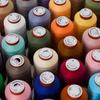 100-Color High-Speed Polyester Sewing Thread, 1100 Yards, Two-Ply, Fine and Durable for Hand and Machine Use.