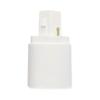 Abs Led G24 To E27 Adapter Socket Halogen G24d-1 Cfl Light G24d-2 Base Converter E27   -Yx