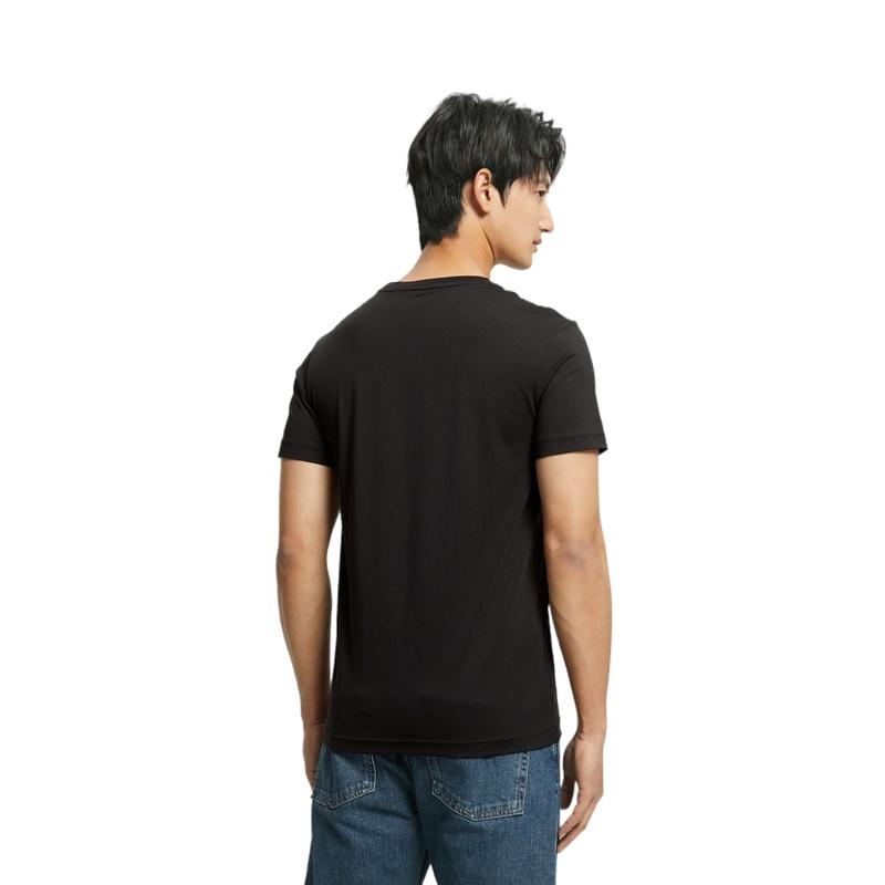 Calvin Klein Logo Casual Round Neck Breathable Short Sleeve T-Shirt Men Tops Black J320986-BEH