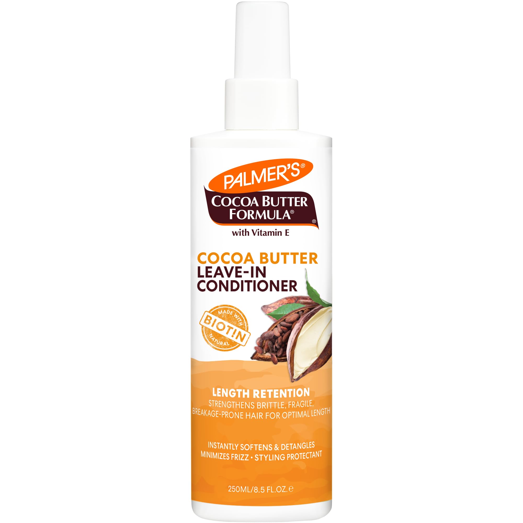 Palmer s Cocoa Butter & Biotin Leave-In Coconut Conditioner For All Hair Types For Hair Length Retention, Streghthening & Enhanced Shine - 250Ml, 1