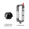 For Insta360 X4 Air PULUZ Metal Protective Cage Expansion Frame with Cold Shoe Bases & Lens Cover (Grey)