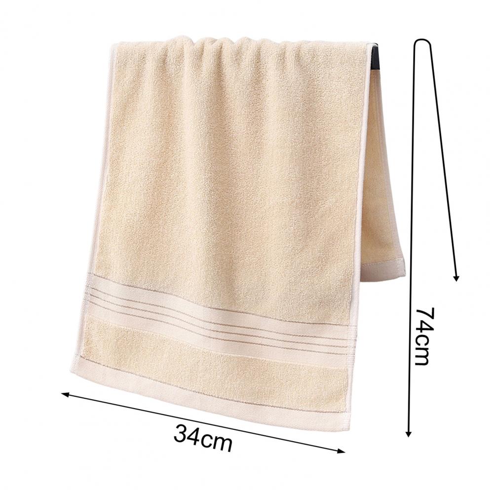 Bath Towel Washcloth Cotton Towel Solid Color Soft Absorbent Towels Multipurpose Use For Hotel Bathroom Highly Absorbent