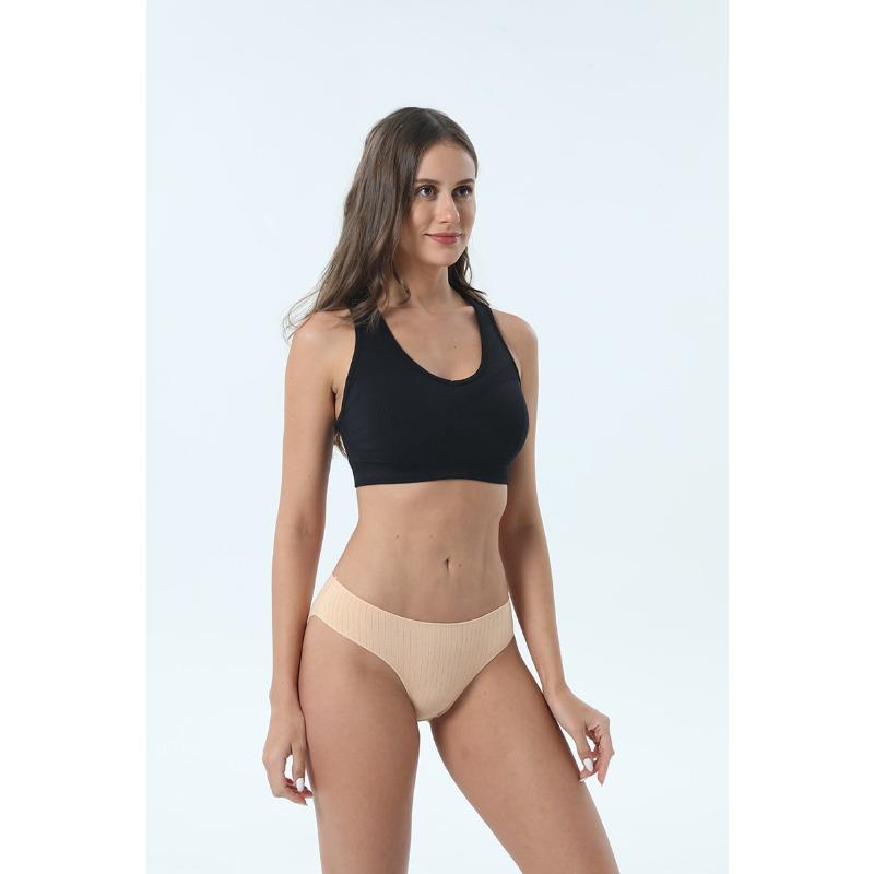 High Quality Comfort Women's Panties Low-waisted Large Size Panties Female Package Hip Imitation Non-marking Panties Female Summer Cotton Sexy Briefs