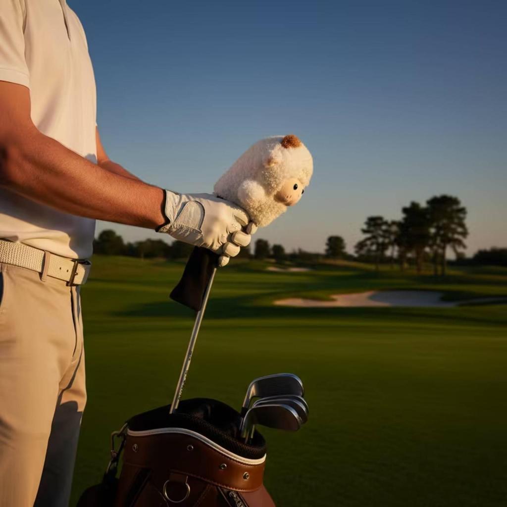 Sheep Golf Headcover Fuzzy Soft TubeStyle Sports Gear