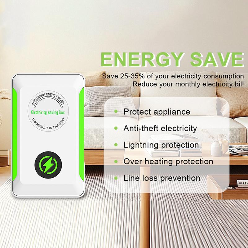 Portable Electricity Saving Box Electric Energy Saver Smart Power Saver Us/Eu Plug Socket Adapter For Cost Reducing Office Home