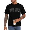 Aiyino Men's New York Tee – Varsity Graphic 100% Cotton Casual Top
