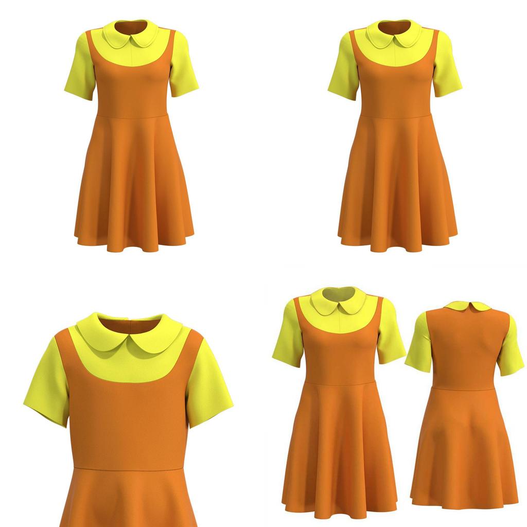 High Quality Squid Game Cosplay Costume Dress New Materials Flexible And Stylish