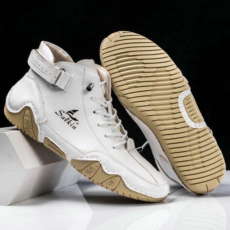 New Octopus Men's Shoes High-top Martin Boots Autumn and Winter Men's Casual Short Boots