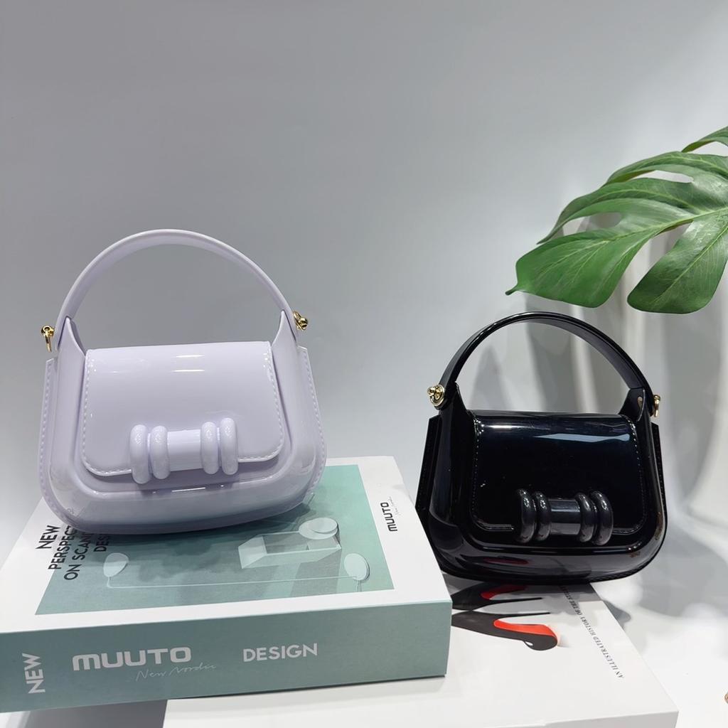 Jelly Bag Portable Shoulder Oblique Span Children'S Pvc Bag Change Bag Children'S Bag