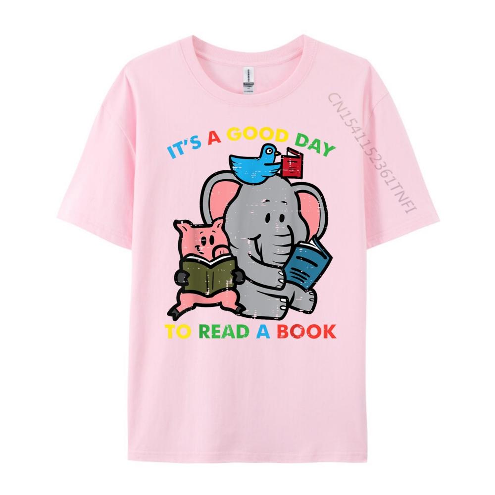 Its A Good Day To Read A Book Animals Reading Librarian Christian Tshirt Men Camiseta Masculina Big Size Easter Sunday