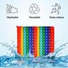 1-12 Multiplication Addition Push  Its Bubble Fidget Sensory Pop Toys, Silicone Rainbow Teaching Aids, Math Toys