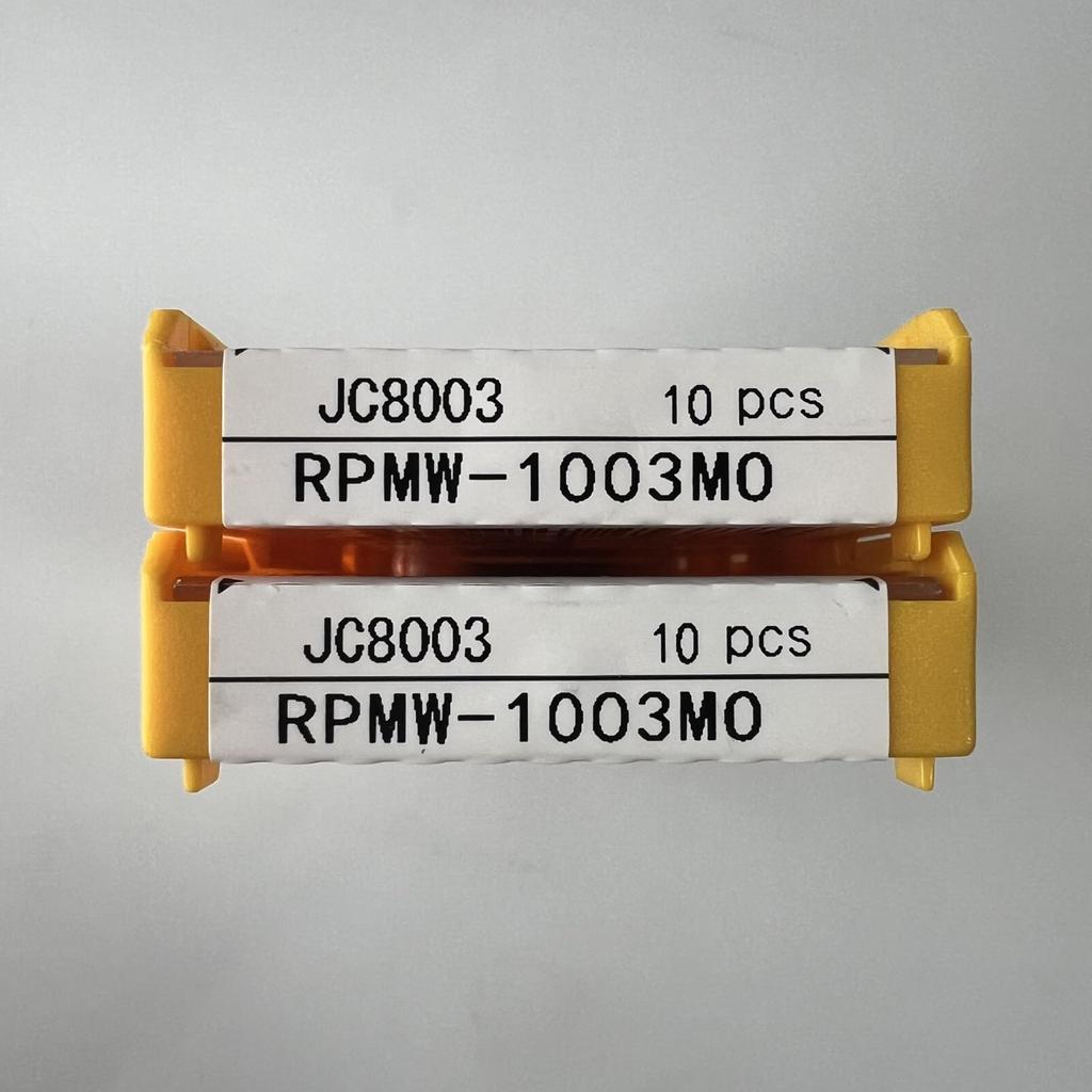 RPMW-1003MO JC8003 / Industrial indexable carbide inserts 10 Pcs