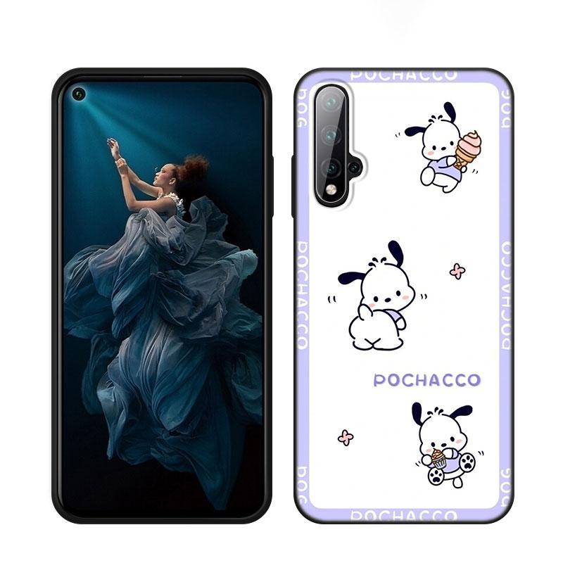 Kuromi Melody Černý Silikonový Kryt na Telefon Pro Honor 70 90 Lite X40 GT X50 i X5 Plus X6A X6S X7A X8A X8B X6 X7 X8 X9 4G X9A X9B 5G