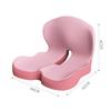 Memory Foam Seat Cushion One-piece Office Chair Cushion Breathable Sitting Pillow Massage Lumbar Support Pain Relief Supplies