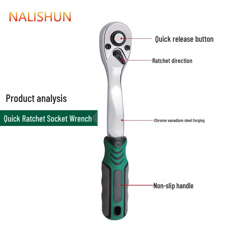 Quick Ratchet Spanner: Auto Repair Wrench Tool