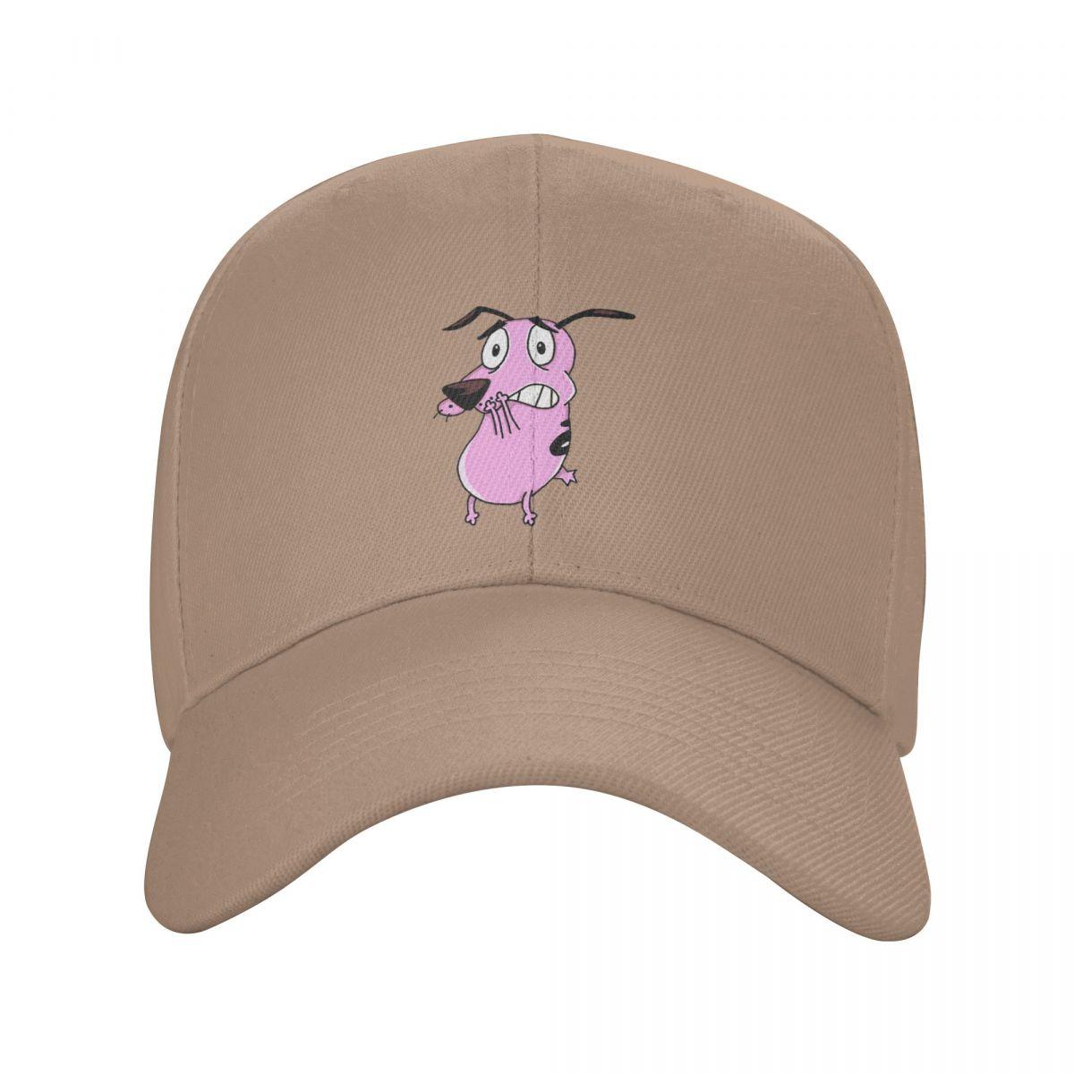 

Cowardly Dog Courage Cartoon Baseball Caps Snapback Men Women Hats Adjustable Cap Sports Baseball Hat Casquette One Size