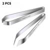 1PCS/2PCS 430 Stainless Steel Fish Bone Tweezers Pincer Clip Puller Remover Tongs Fish Bone Plucking Clamp Kitchen Gadgets Tools