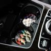 2 Pcs Car Cup Holder Aurora Coasters Set Dust-absorbing Auto Car Cup Holder Soft Rubber for Women
