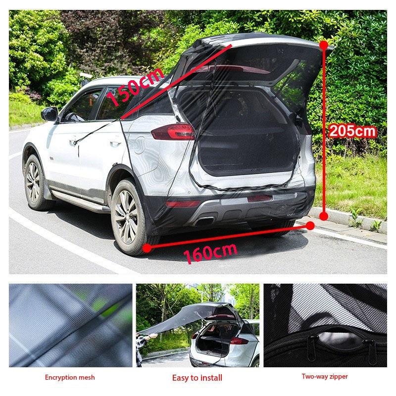 

Car Tailgate Mosquito Net & Ventilation Mesh Curtain for RVs