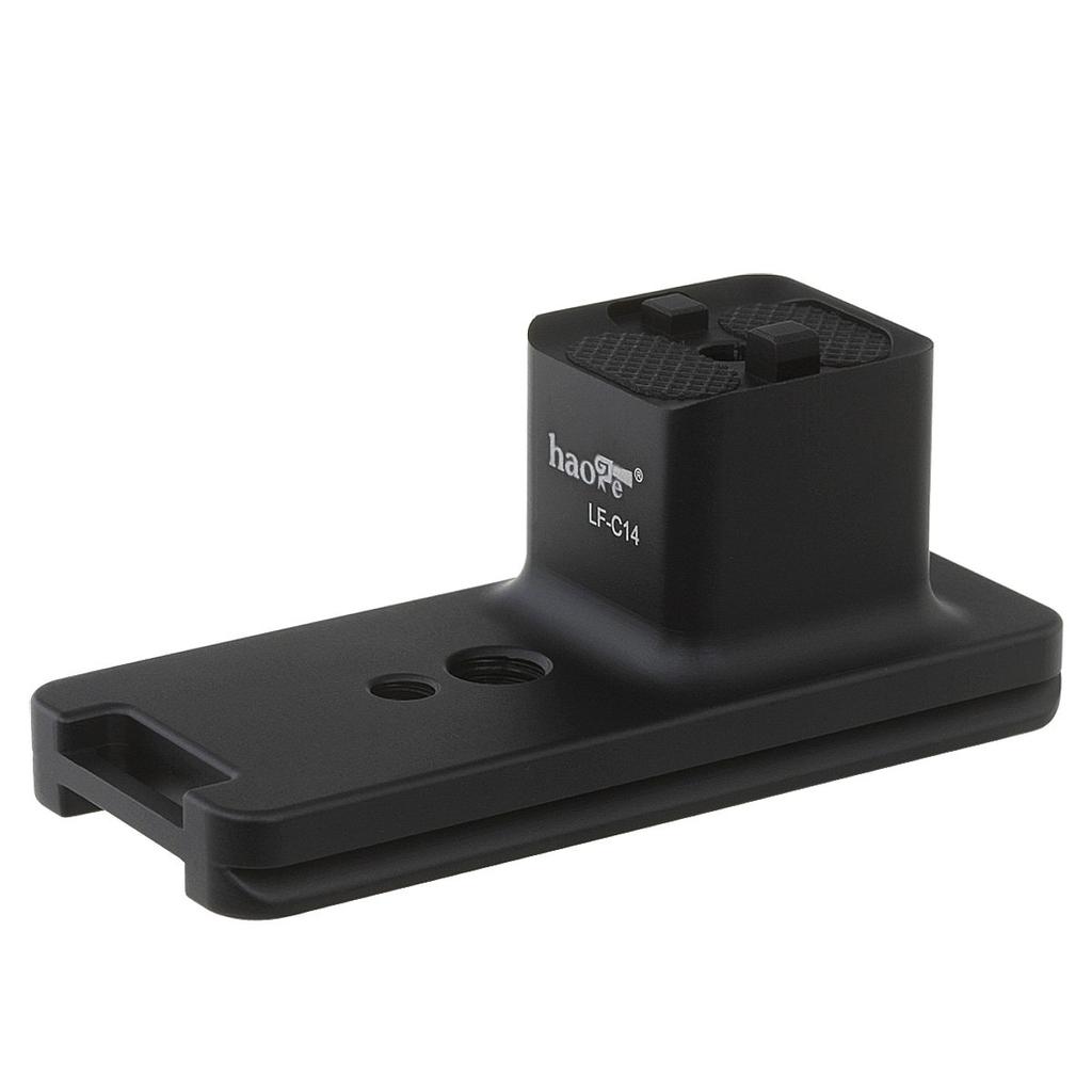 Haoge Lens Foot Tripod Mount Ring for Canon EF IS II USM Lens with Arca Swiss Compatible Quick Release Plate LF-C14 100–400mm f4.5–5.6L Built-in