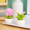 Flowerpot Little Elf, Cute Potted Flower Arrangement, Resin Mini Desktop Decoration, Fresh and Simple Gift