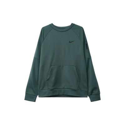 Nike Solid Color Casual Crew Neck Long Sleeve Sweatshirt Men Sweatshirt Peacock-Green FB8506-328