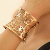 European and American jewelry fashion women's gold jewelry arm ring new retro exaggerated bohemian style bracelet
