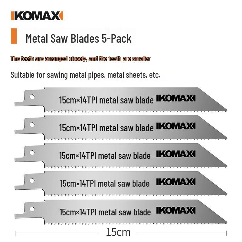 Handheld Electric Saber & Jigsaw Blade for Metal & Wood Cutting