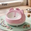 Universal Bottle Interface Pet Feeder Automatic Cat Water Dispenser, Auto Refill Feeder, Cute Dispenser Ear Design, Adapter Threaded Bowl for