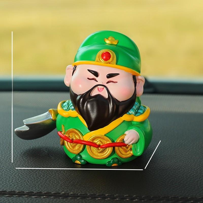 Traditionelle Fünf Gott des Reichtums Auto Dekoration Harz Kleine Figur Haus Büro Ornament