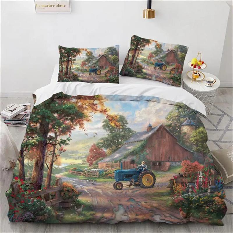 Starry Sky Art Down Comforter Set Bedding Set 3-piece Duvet Cover Set