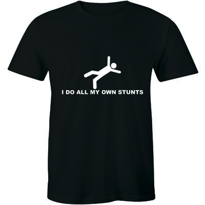 I Do All My Own Stunt - Falling Funny Birthday Gift Men's Premium T-shirt