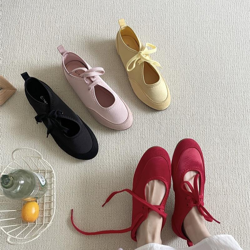 IPPEUM  Ballet Flats For Women 2025 New Round Toe Soft Ballerina Shoes