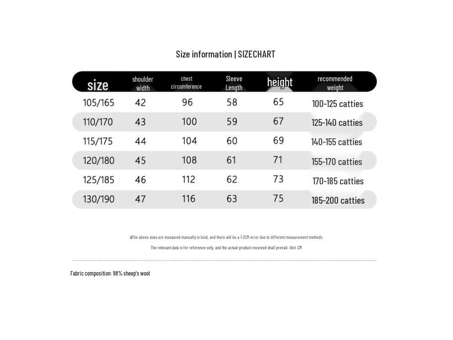 Firstview Men's Winter Thick Wool Crew Neck Sweater FV25D1982