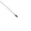 Mezmic Blue Diamond Ruby Cross Gold Necklace