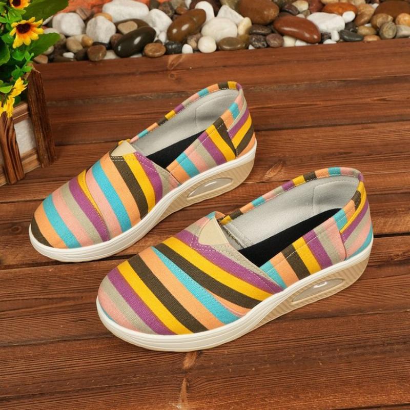 Women's Flats Sport Shoes New Tide Women Casual Shoes Fashion Cozy Breathable Lightweight Walking Tennis Shoes Zapatos De Mujer