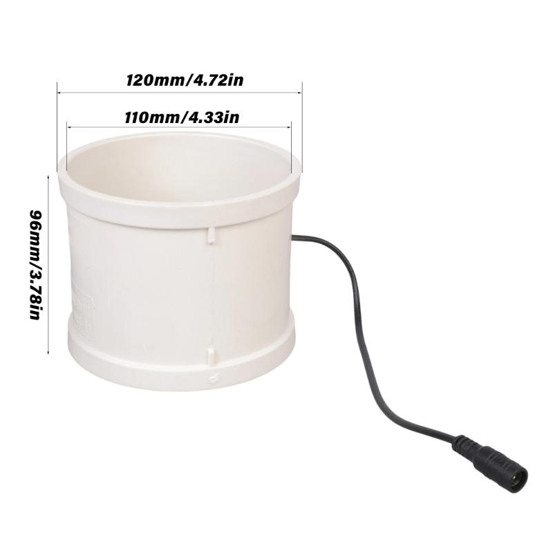 High Performances 110mm Ventilation Blower 12V 3600rpm for Efficient Airflows in Shops Sheds Basements with Quiet Operation