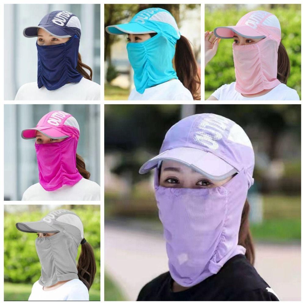 Quick Drying Sunshade Hat Neck Protection Wide Brim Hat Shawl Hats Sun Hat  Tea Picking
