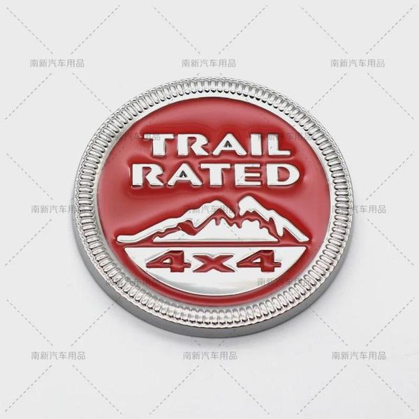 

3D Металева Наклейка на Автомобіль Логотип 4X4 SNOW MOUNTAIN Наклейки Емблема Trail Rated Значок для Вантажівки Для J-e-e-p Wrangler Patriot 4x4 Авто StyleA