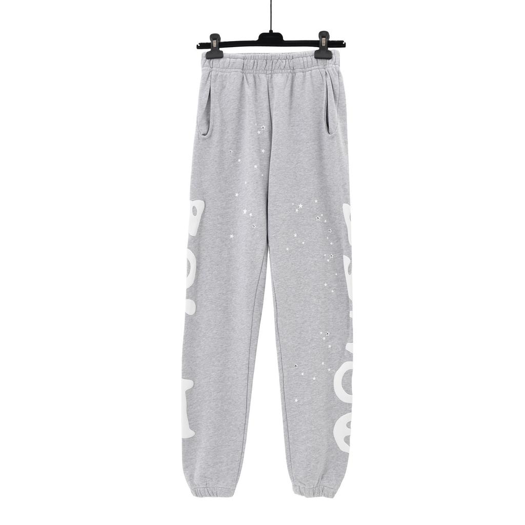 Felpa Unisex con Stampa Grafica di Lettere Vestibilità Larga Pullover Streetwear Set di Felpa e Pantaloni per Coppia